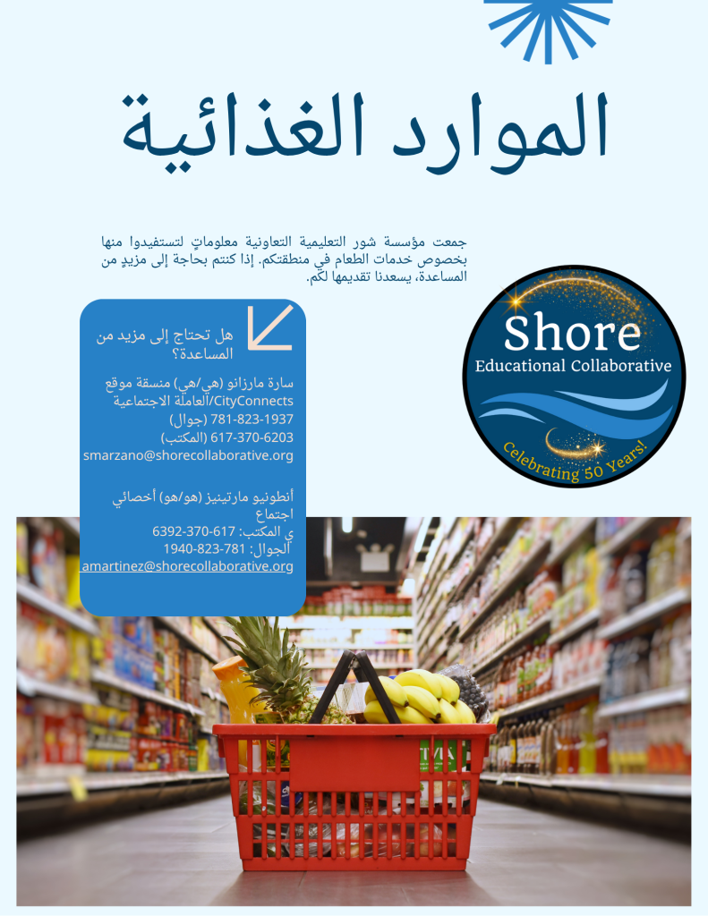 Food Resource Guide cover Arabic
